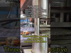 사용 된 진공 플라스틱 반 자동 포밍 머신 일회용 식품 상자 그릇