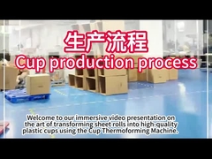 PLC 플라스틱 열조형 기계 750*500mm 형성 영역