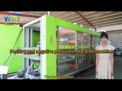 3개의 스테이션의 긍정 및 부정 압력 통합 기계