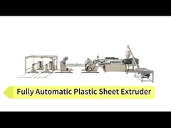 완전 자동 플라스틱 엽 extruder