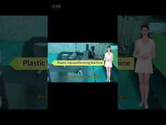 완전 자동 플라스틱 트레이 제작 기계 사용