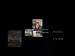 완전 자동 고 출력 플라스틱 컵 제조 기계