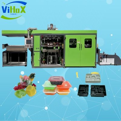 완전 자동 플라스틱 케이크 박스 만드는 기계 플라스틱 점심 박스 만드는 기계